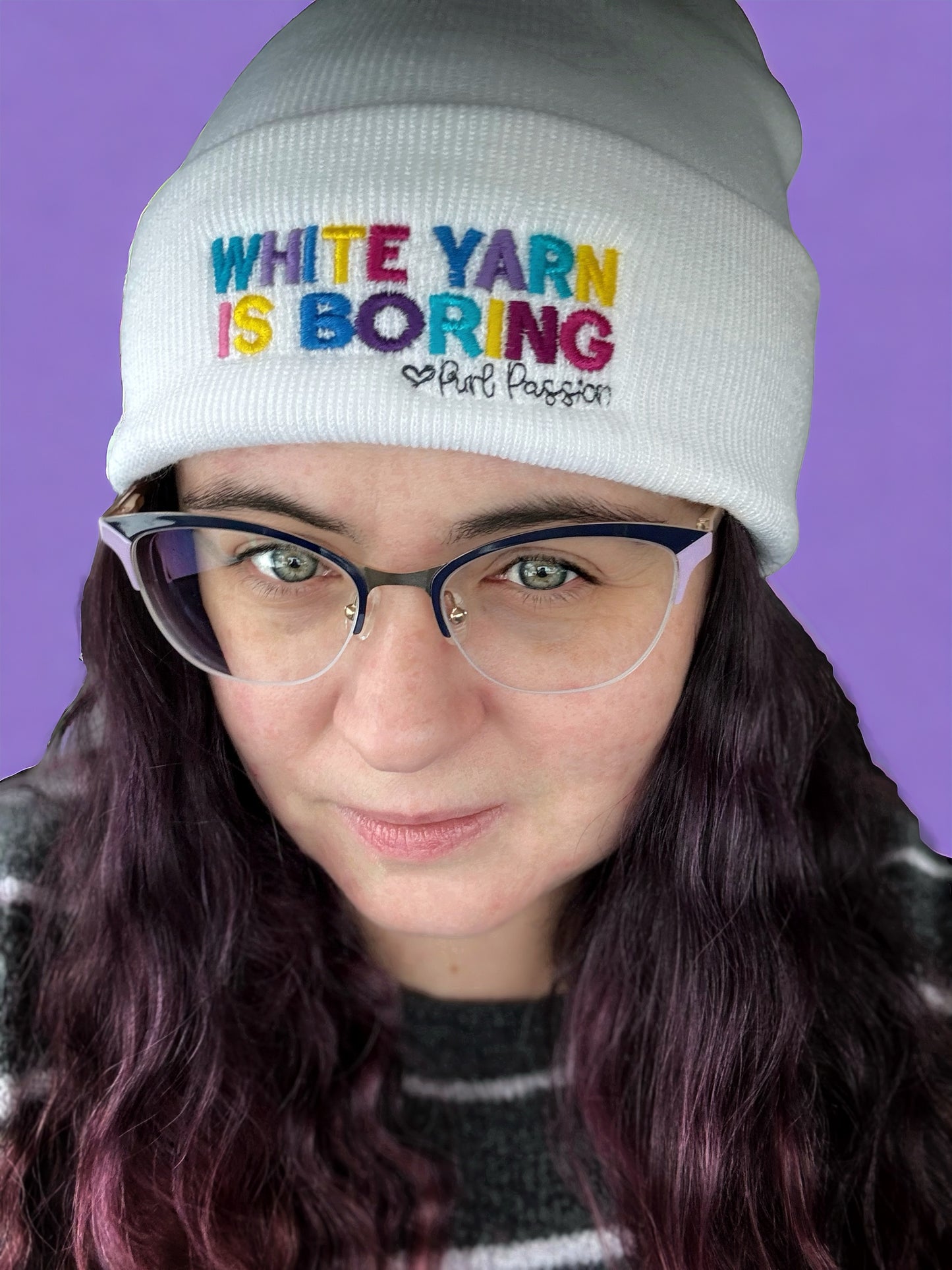 White Yarn is Boring Hat