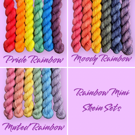 Rainbow Mini Skein Sets