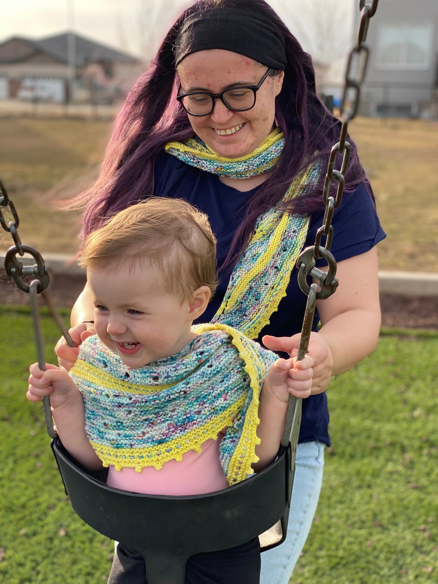 Mommy and Me Shawl Kits